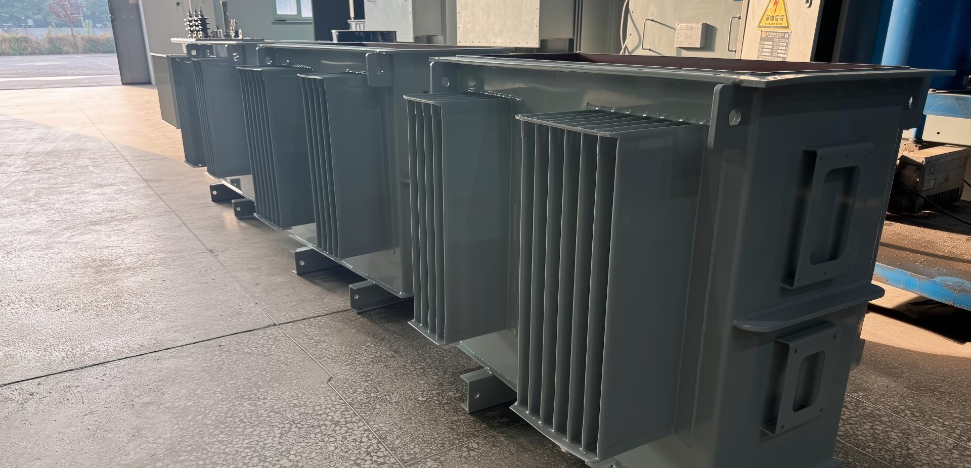 Industrial transformer units prepared for oilfield service