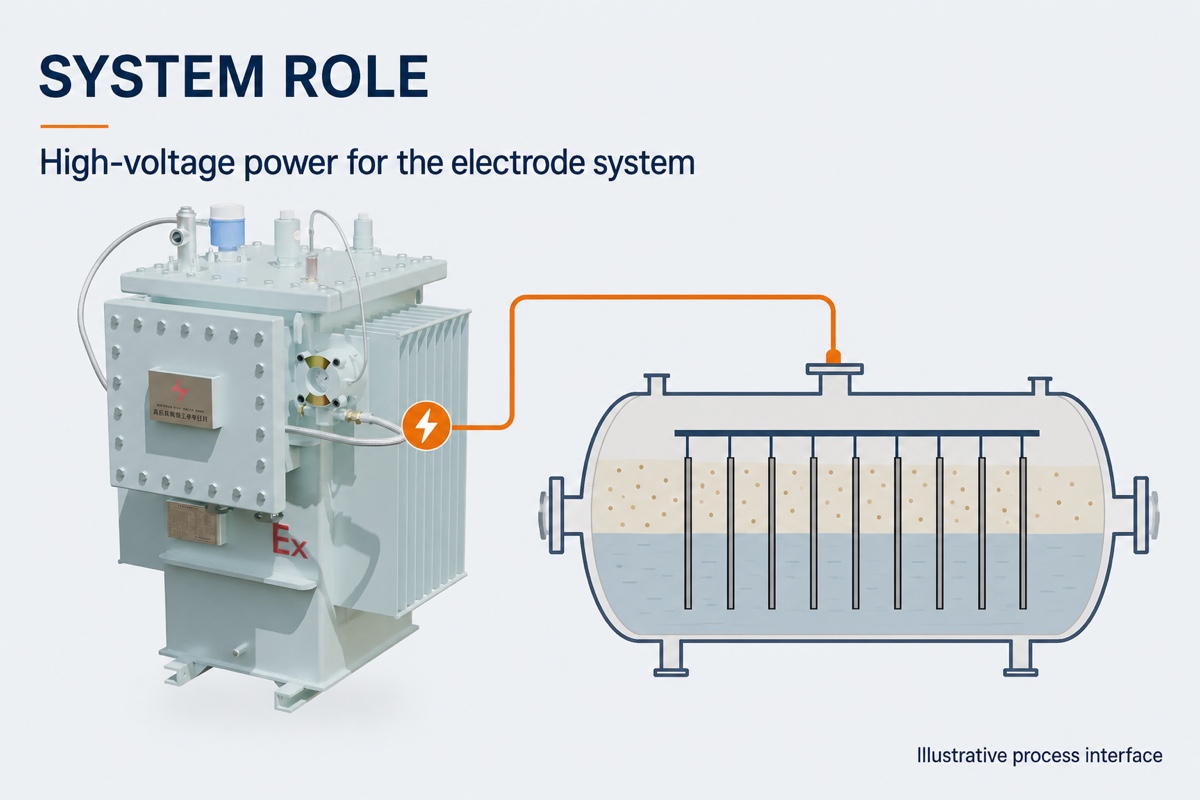 Desalter / Dehydrator Power Unit process application